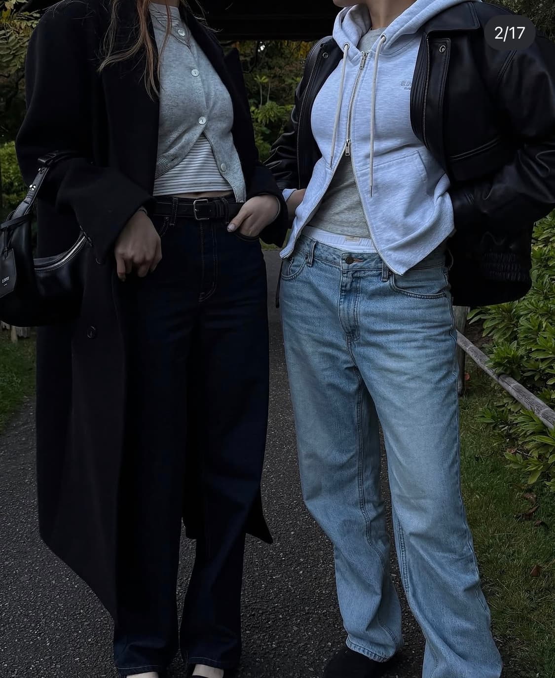 글로니(glowny) 박시 집업 드로우스트링 스웻팬츠 세트 no 상품이미지4