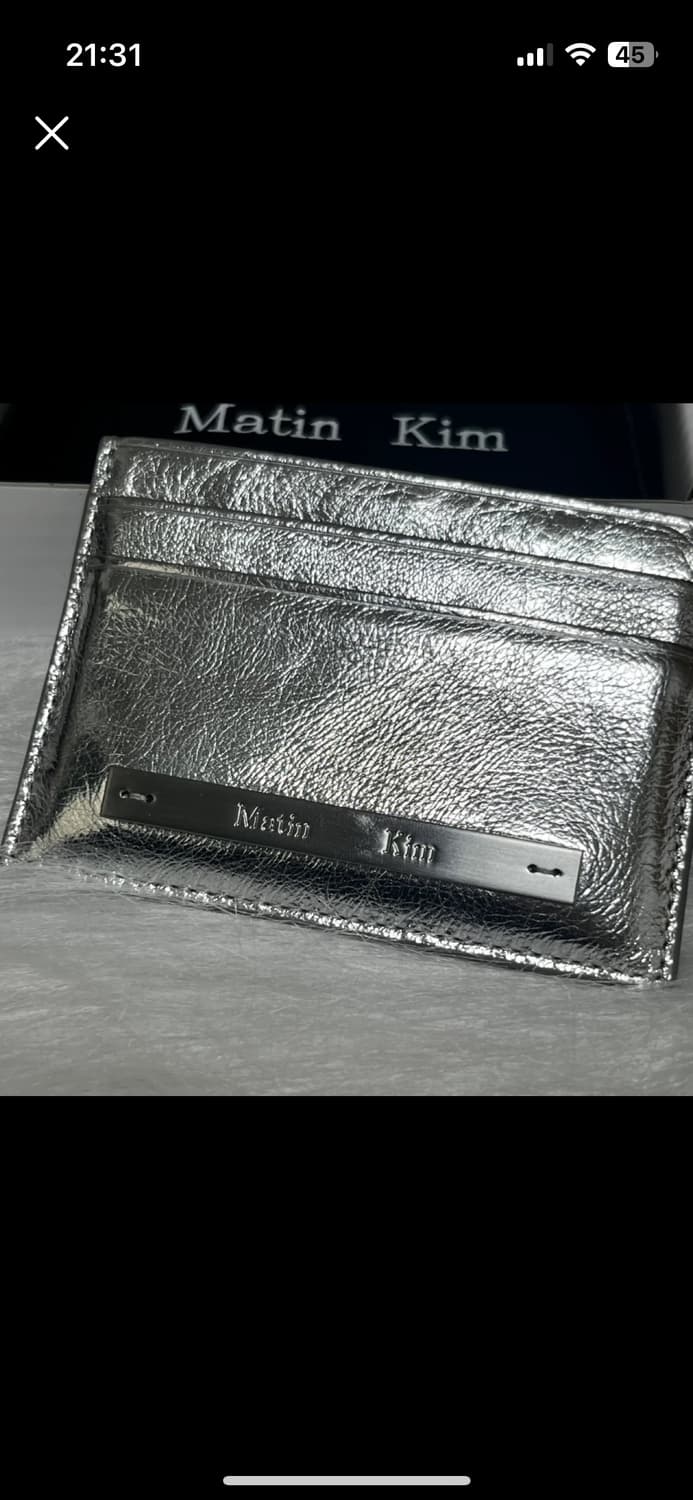 마뗑킴 빈티지 카드지갑 실버 상품이미지3