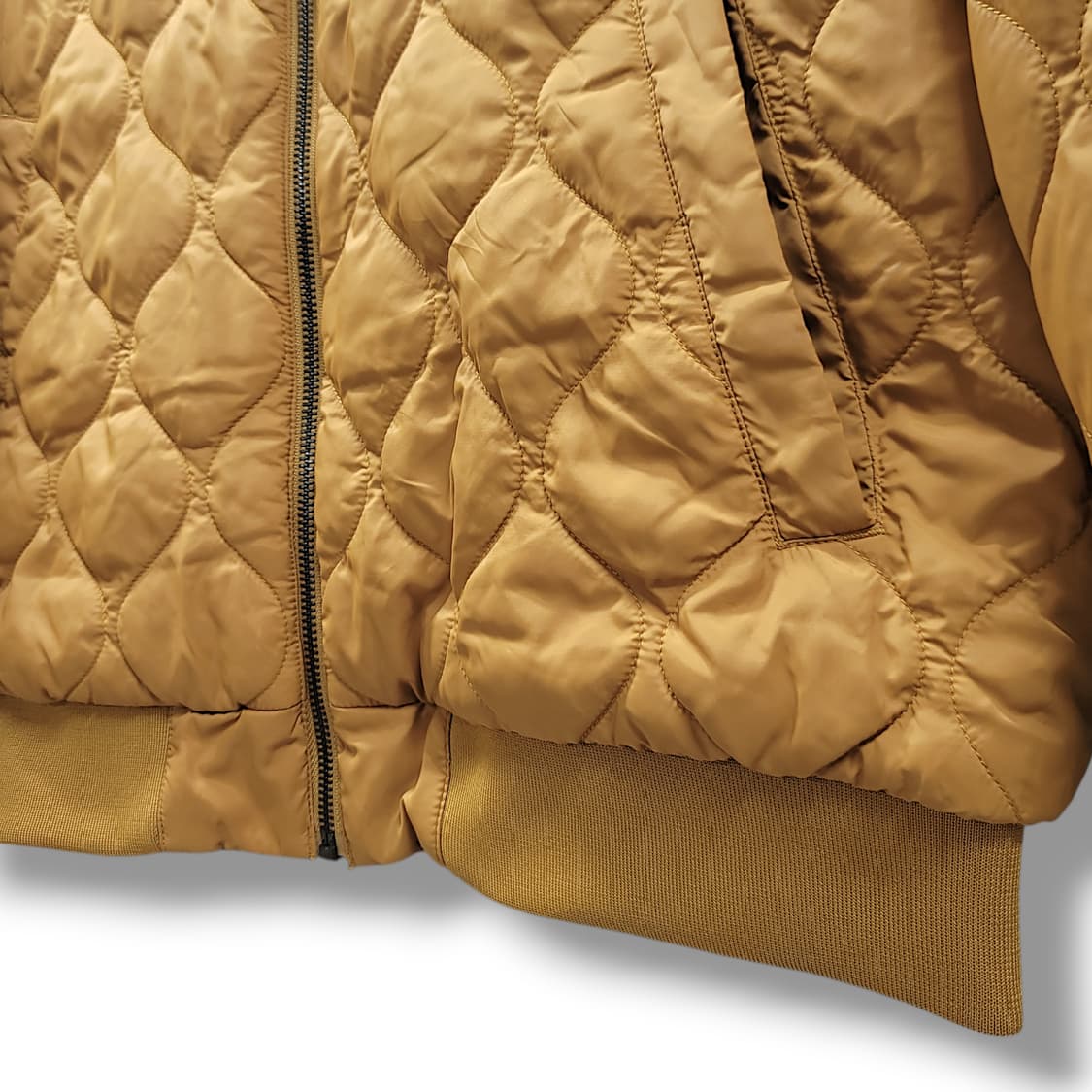 [M] 팀버랜드 브라운 리버시블 퀼팅 봄버 자켓 상품이미지8