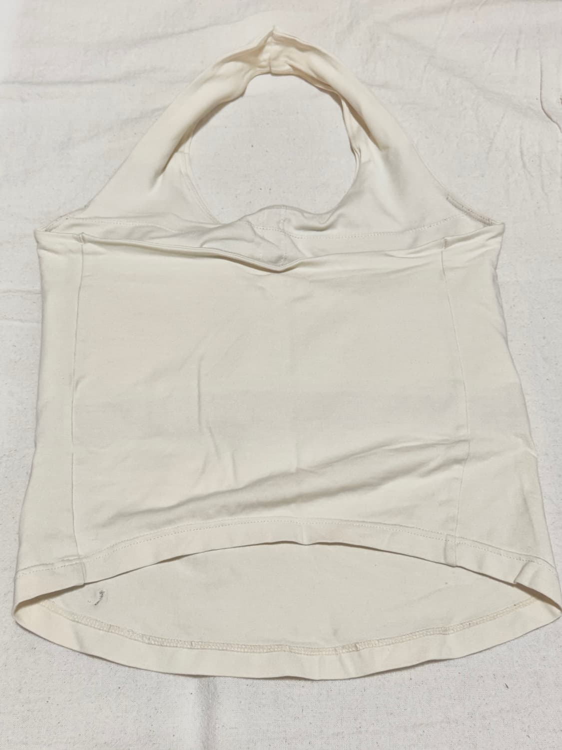 무브웜 홀터넥 탑 블랙/크림 각 3만원, 같이55000원 상품이미지5