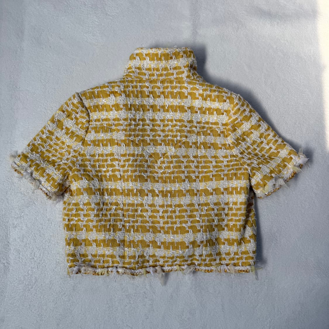 38 고급 트위드 반팔 자켓 0305T 상품이미지2