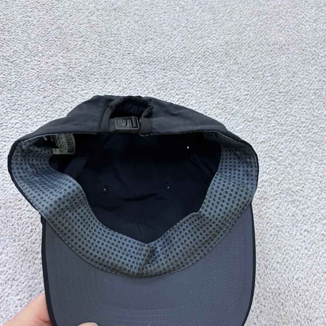 M/L 몽벨 로고 자수 나일론 블랙 볼캡 0616E 상품이미지6