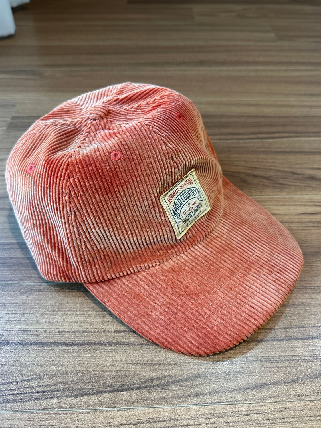 폴로컨트리 90s 코듀로이 오렌지 볼캡 상품이미지3