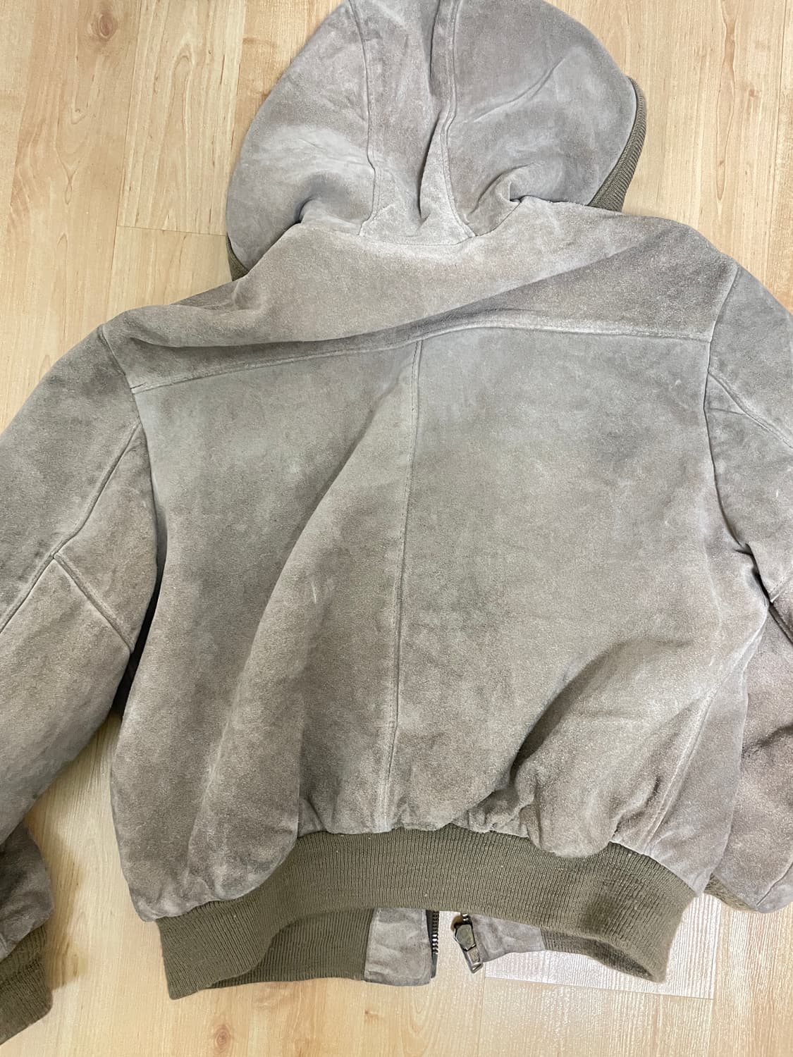 Schott 레더 후디 자켓 상품이미지5