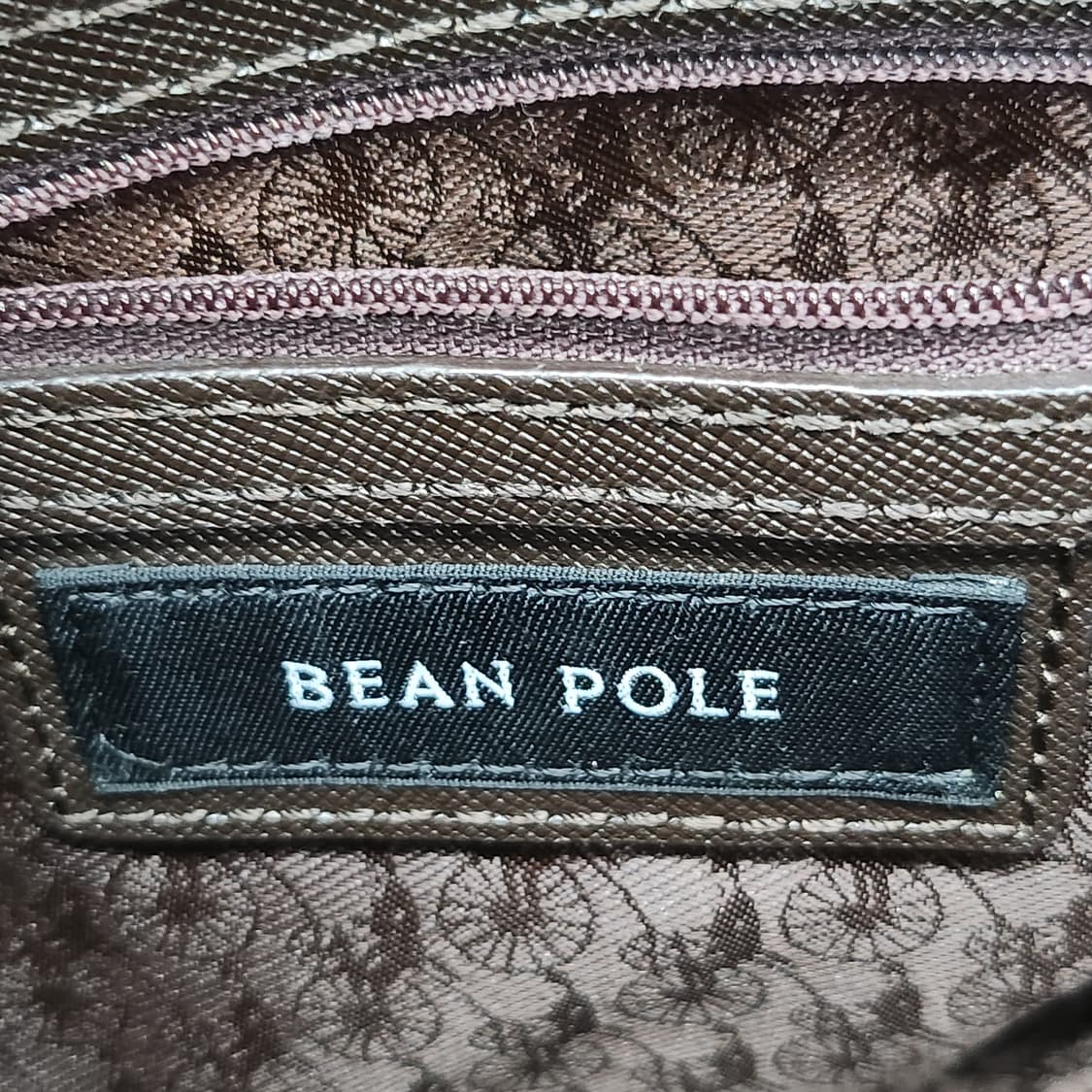 빈폴 정품 브라운 패턴 크로스백 28x27cm 상품이미지9