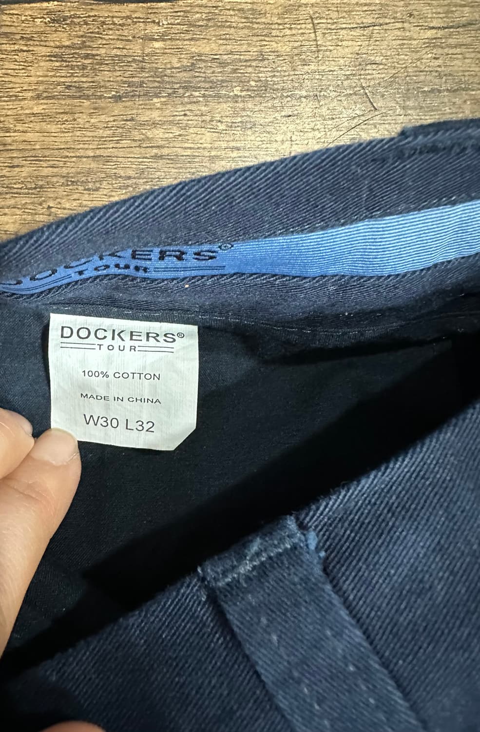 도커스 Dockers 레트로 와이드핏 치노 네이비 면바지 30사이즈 상품이미지8