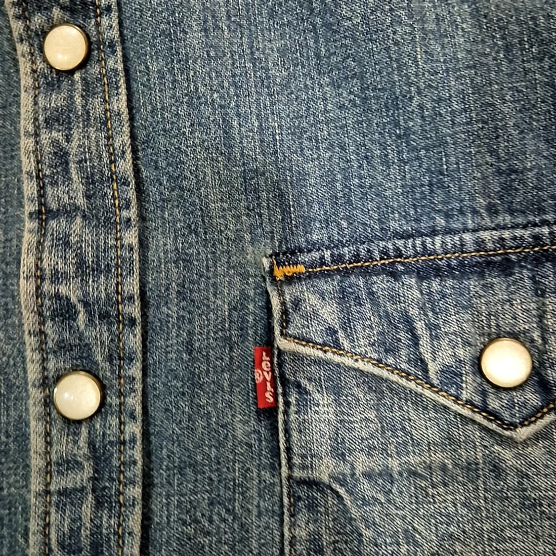 Levis 리바이스 웨스턴 데님 셔츠 상품이미지3