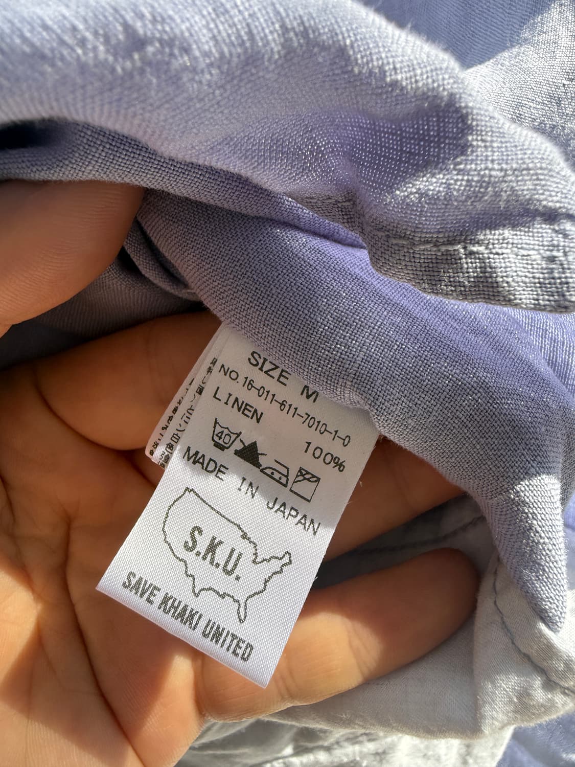 save khaki 린넨 셔츠자켓 상품이미지6