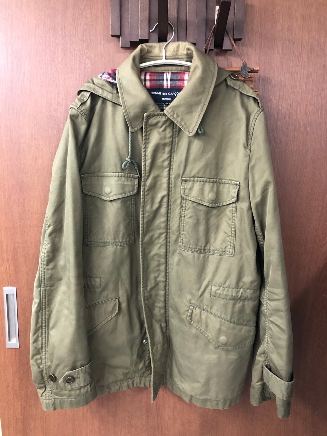 Comme des garcons homme 밀리터리 파카 M 상품이미지3