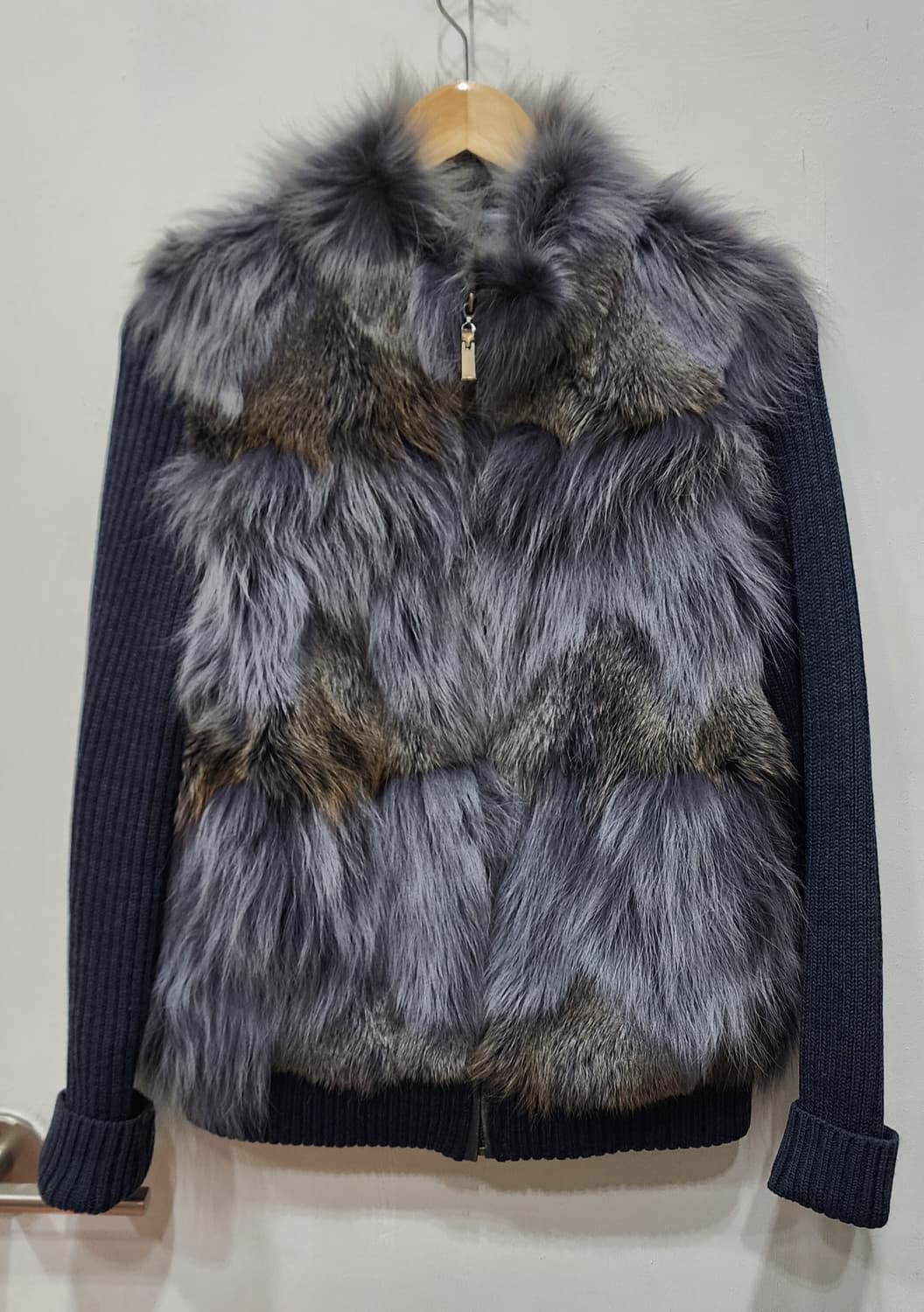 서울컬렉션 코요테 털 니트 가디건 L 상품이미지1