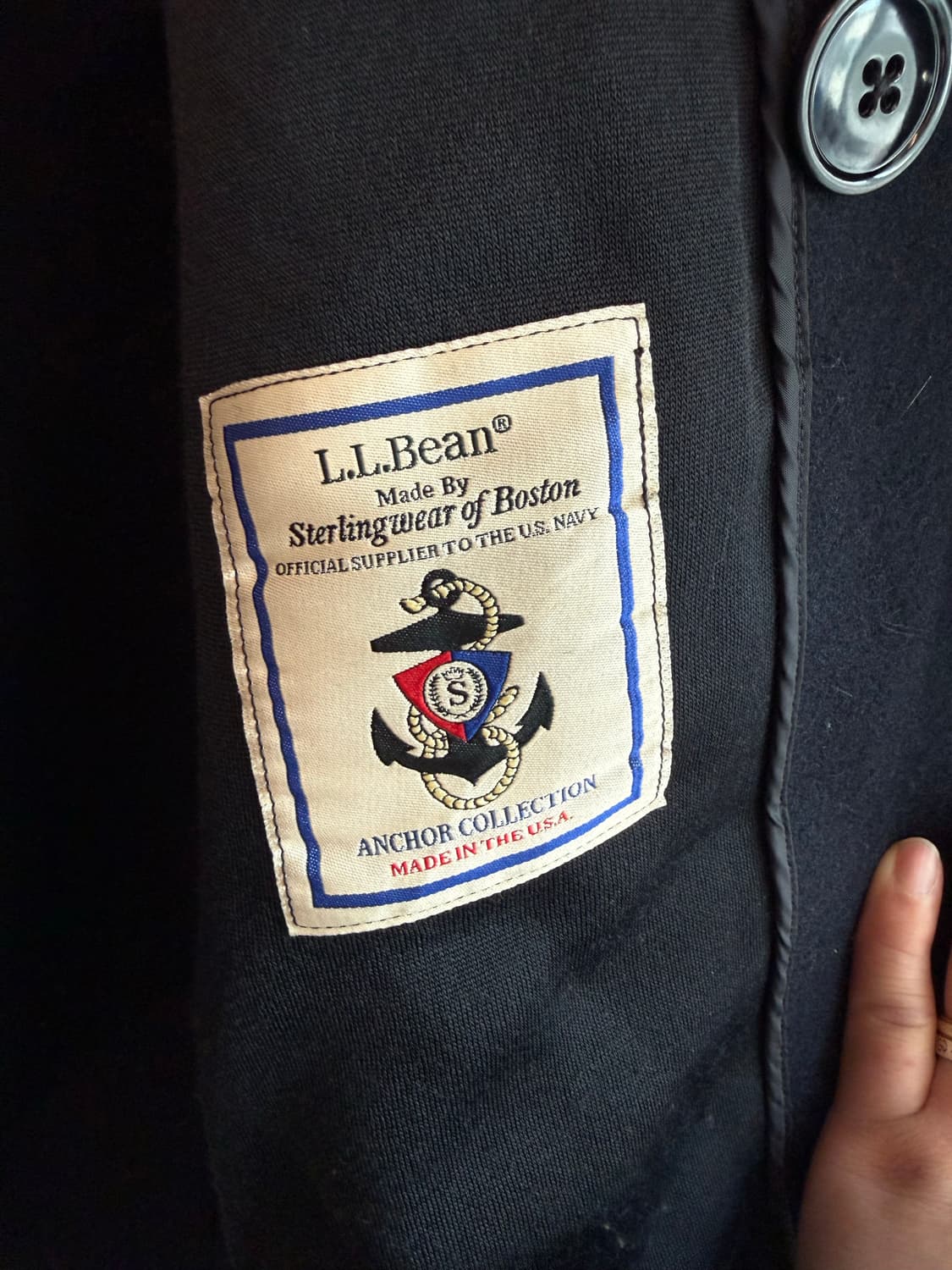 90s 엘엘빈 피코트 상품이미지5