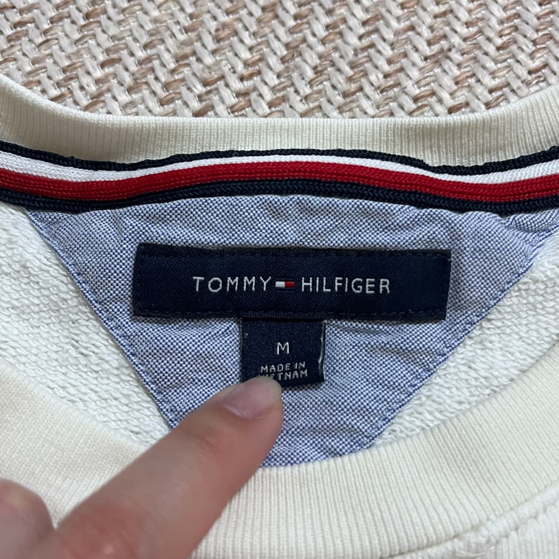 [정품] 타미 아이보리 빅로고 맨투맨 [ M ] 상품이미지5