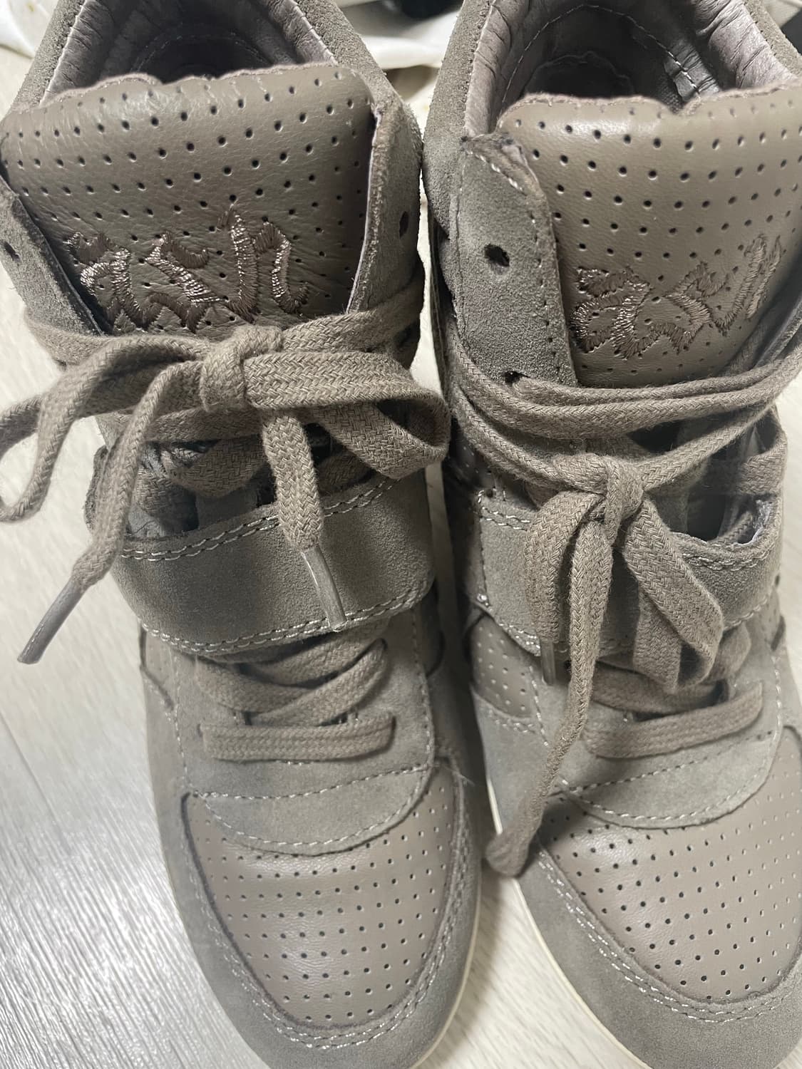 225-30) Ash 아쉬 스웨이드 웨지힐 하이탑 스니커즈 이자벨마랑 상품이미지2