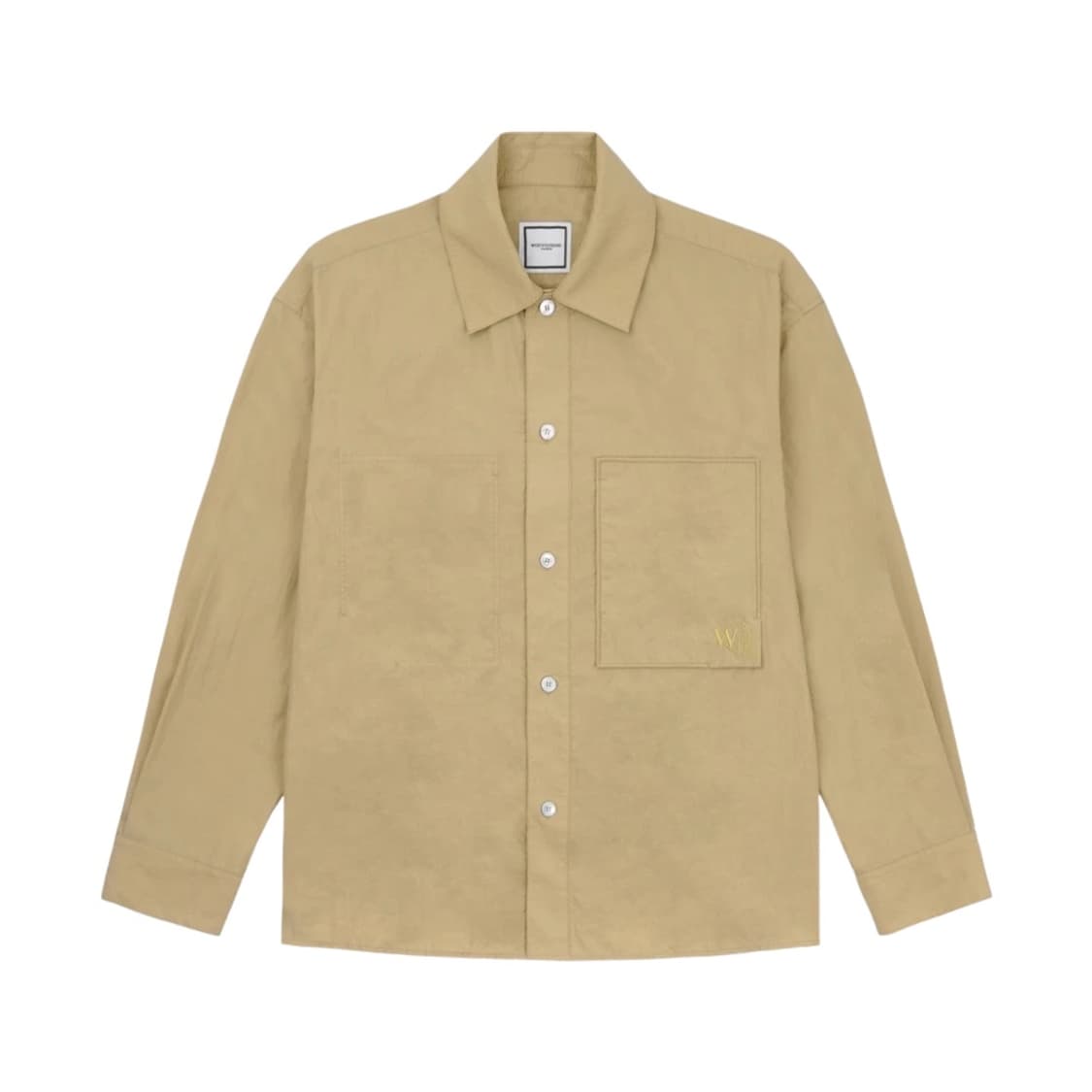우영미 22SS 나일론 셔츠 베이지 48사이즈 상품이미지1