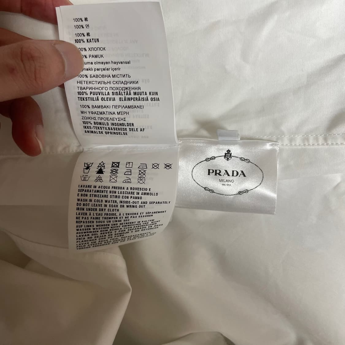 프라다 21ss Signaux Bowling Shirt 상품이미지8