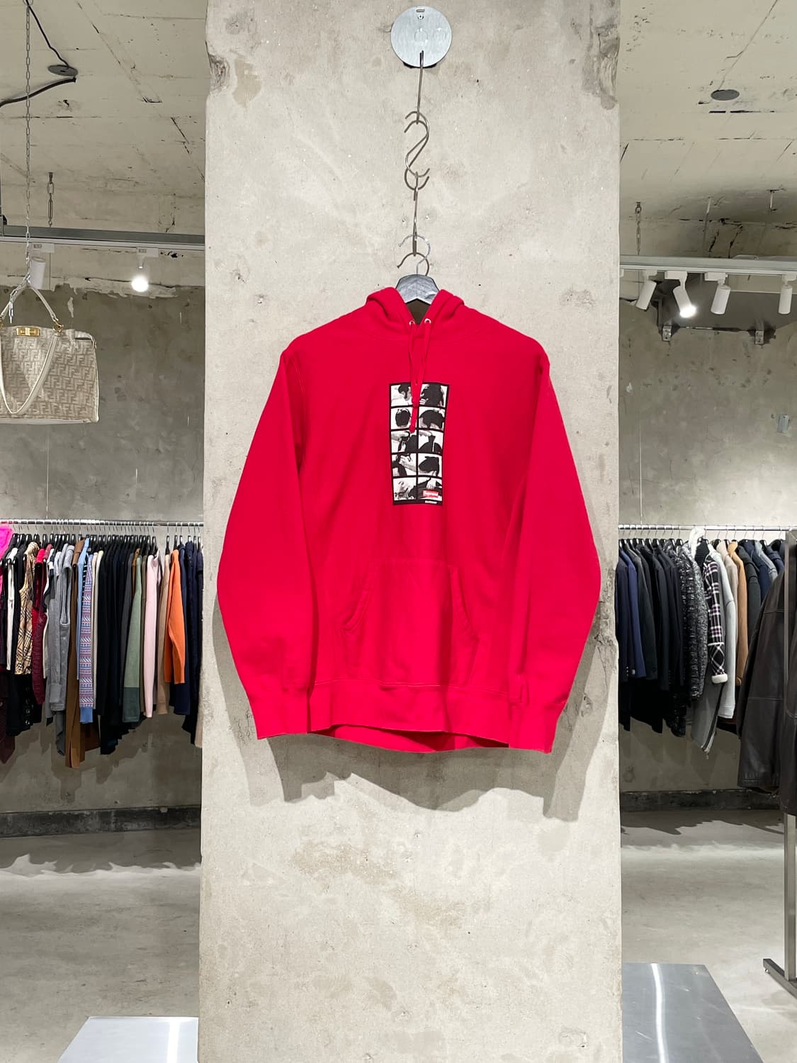 슈프림 레드 스모 헤어 컷 후디  상품이미지1