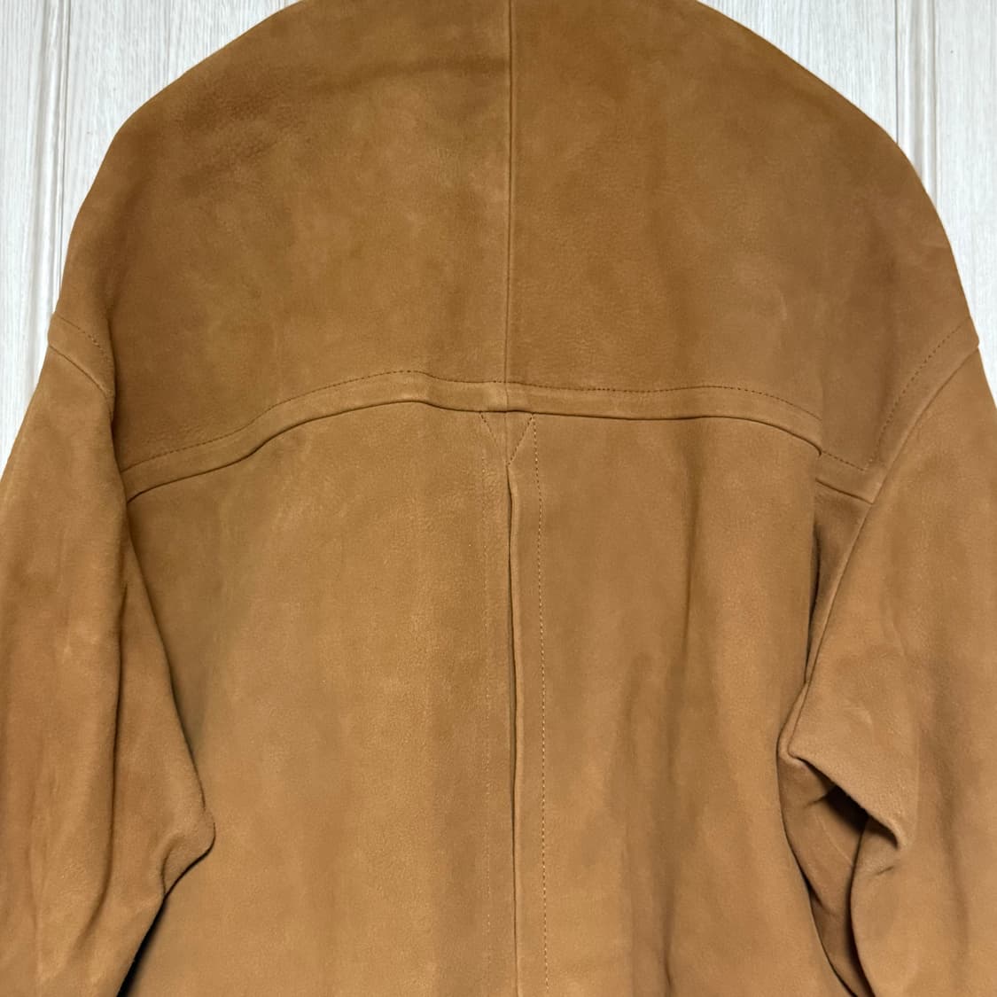 [4] 오라리 램 스웨이드 블루종 새상품 상품이미지4