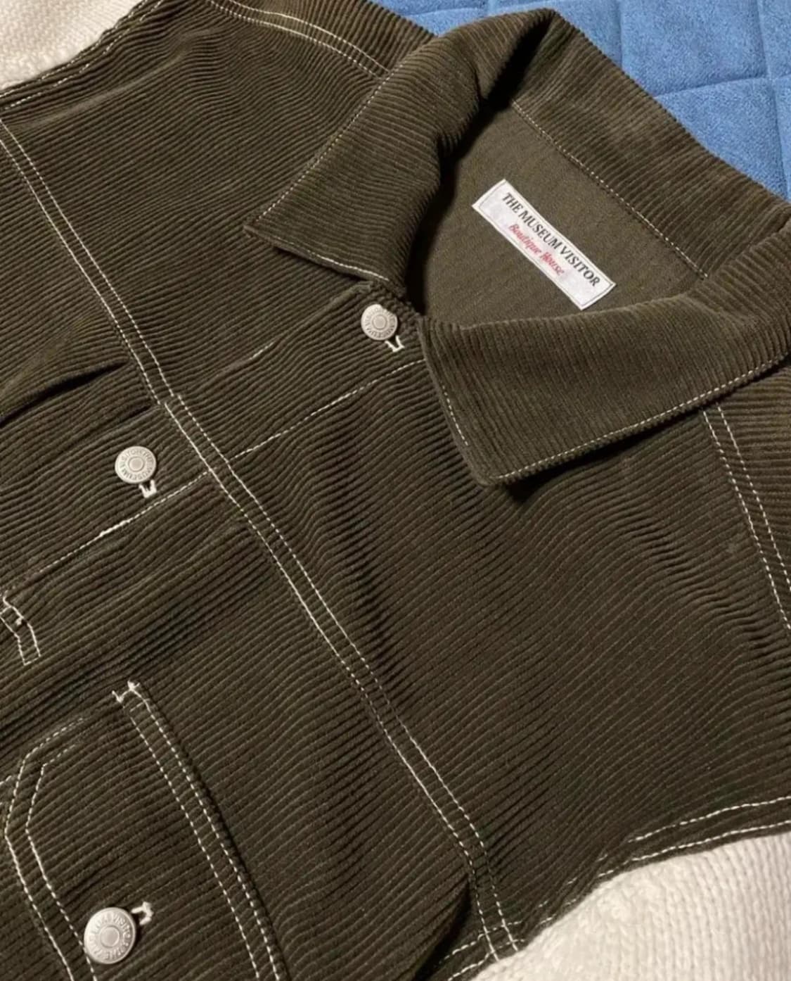 더뮤지엄비지터 니트트러커자켓 (L) 상품이미지2