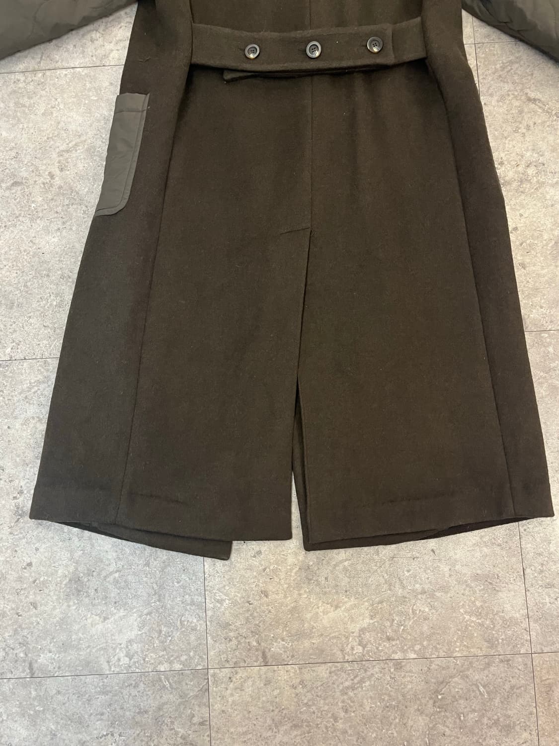 코벳블랑 퀄팅 배색 코트 브라운 S #csz2497 상품이미지9