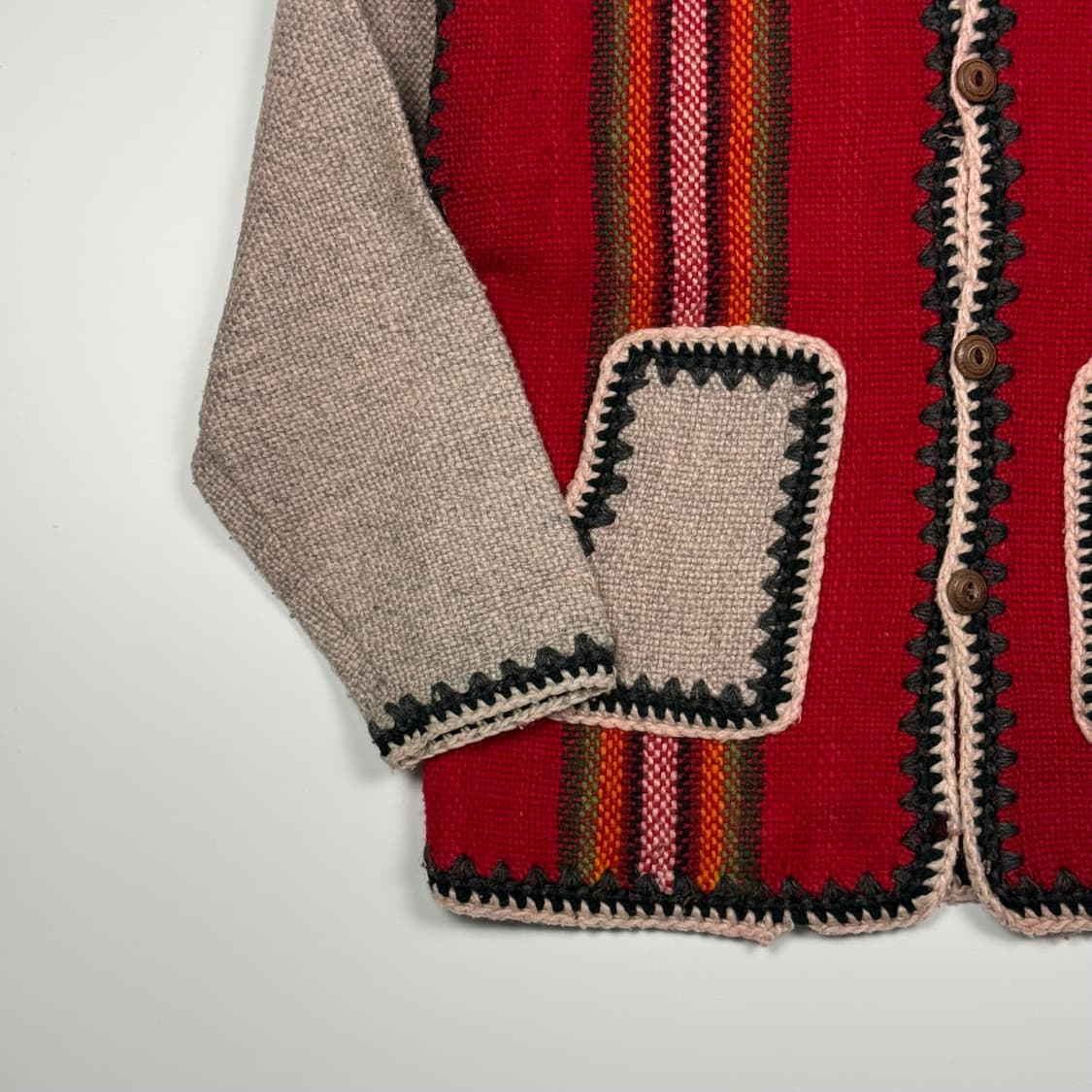 (105) 빈티지 울 니트 재킷 상품이미지4