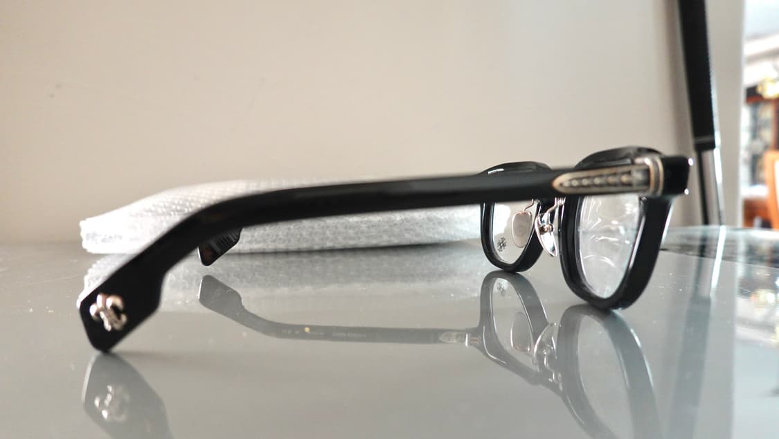 크롬하츠 처프처프, 첩첩A아시안핏 블랙/실버 안경 상품이미지4