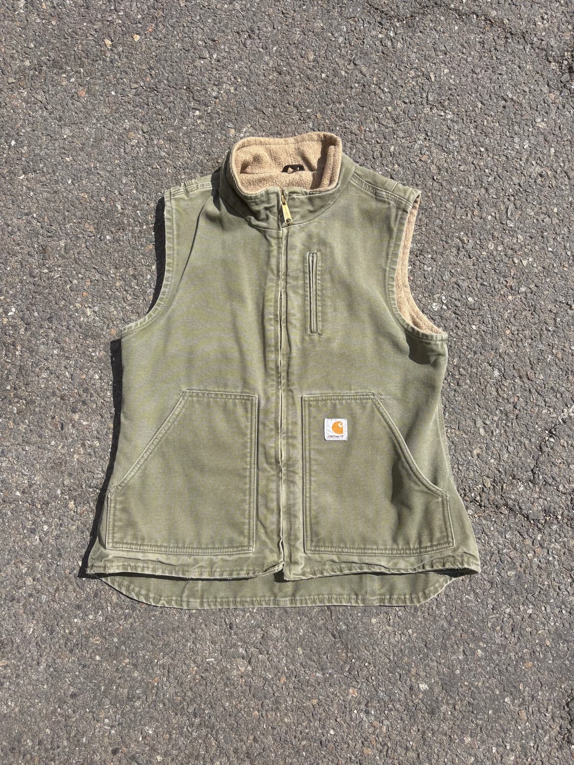 00s 칼하트 WV001 쉐르파 라이닝 모크넥 베스트 상품이미지1