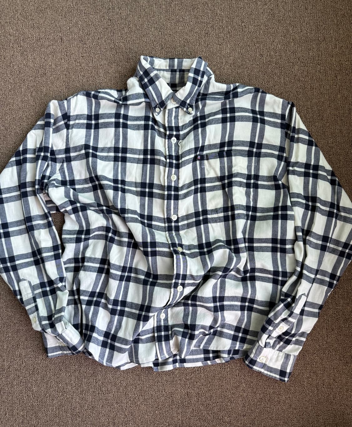 Polo Jeans 90-00s 플란넬 체크 셔츠 상품이미지1