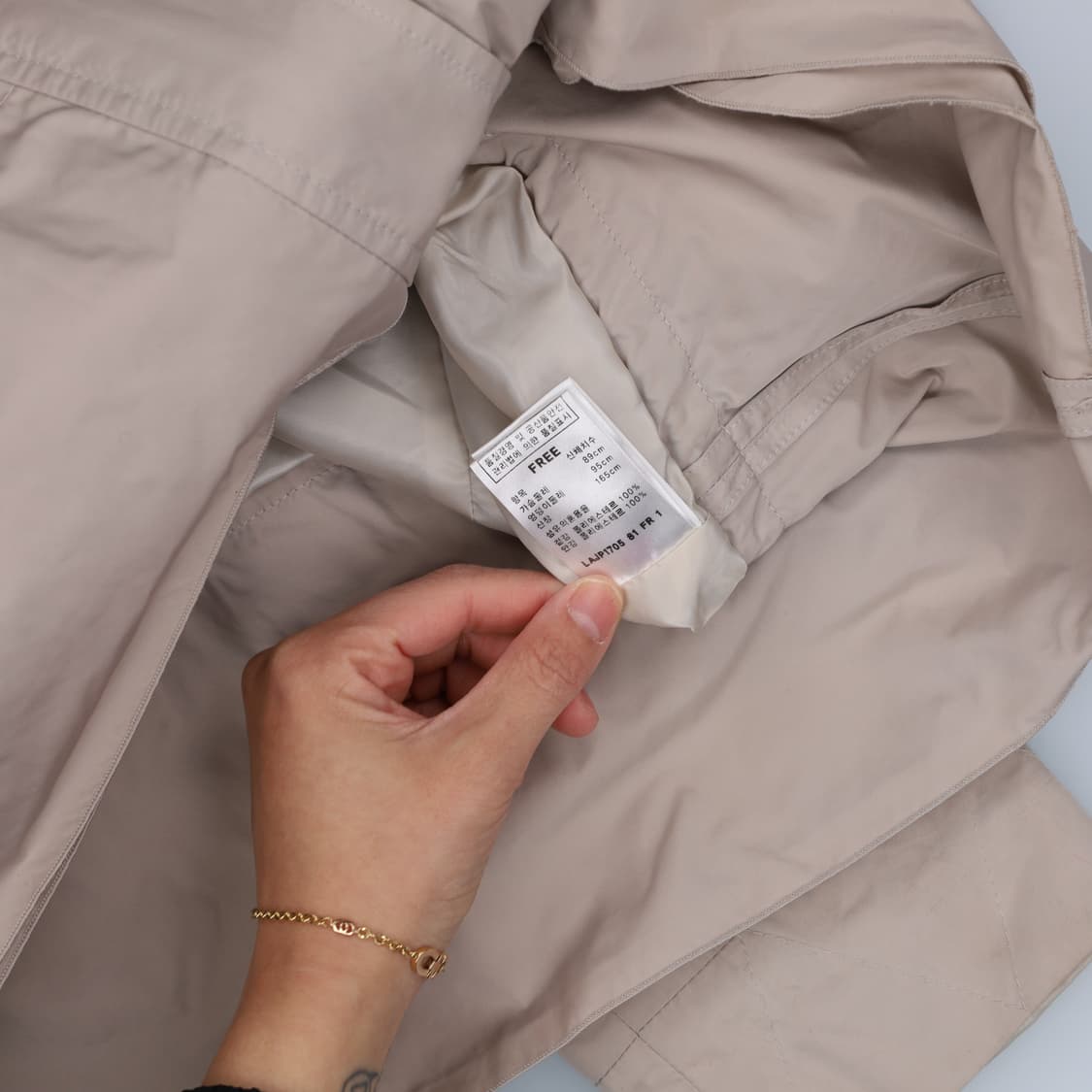 F 라운지그레이 여성 야상 자켓 0323H1 상품이미지6