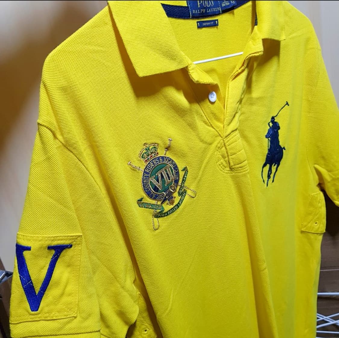 100-105/폴로 랄프로렌 빅포니 조키클럽 와펜피케반팔 카라티/후520 상품이미지1