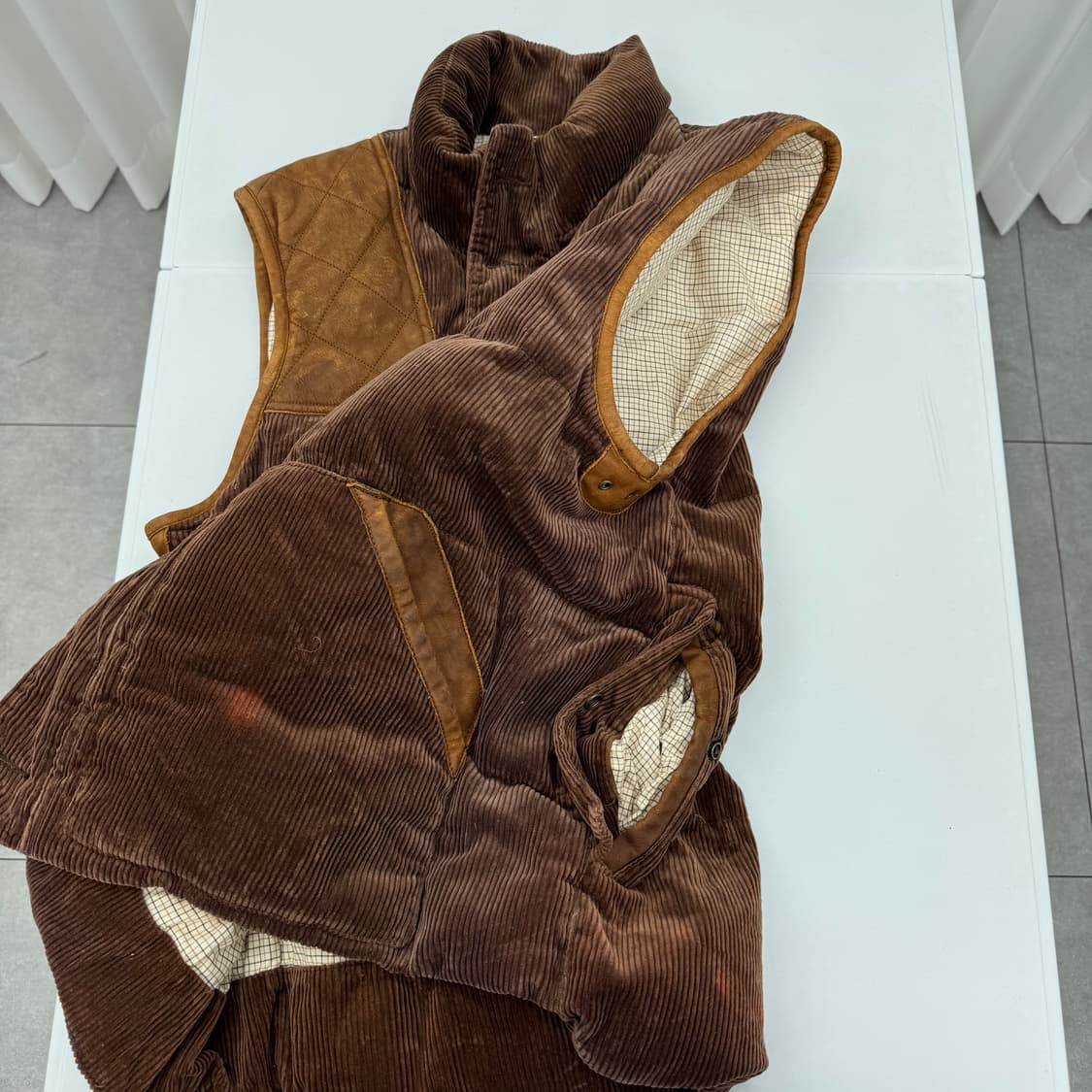 폴로 코듀로이 조끼패딩  상품이미지5