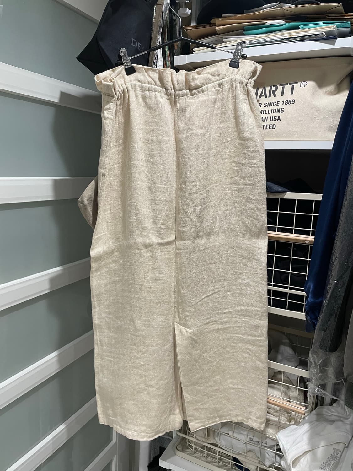 Japanese Vintage 린넨스커트 상품이미지2