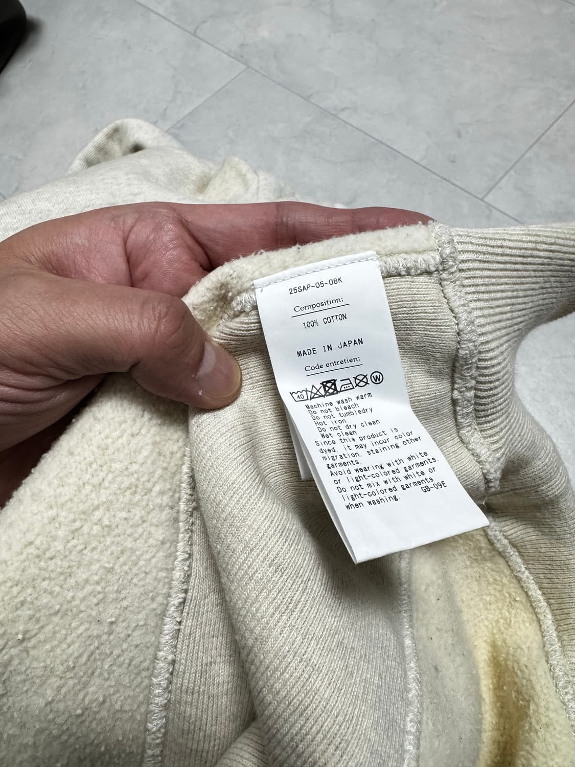 아프레쎄 apresse 하프집업 판매 상품이미지3