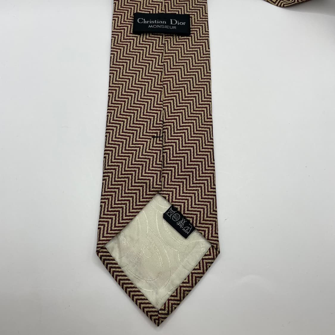 389) (Christian DIOR) 크리스찬 디올 패턴 넥타이 상품이미지2