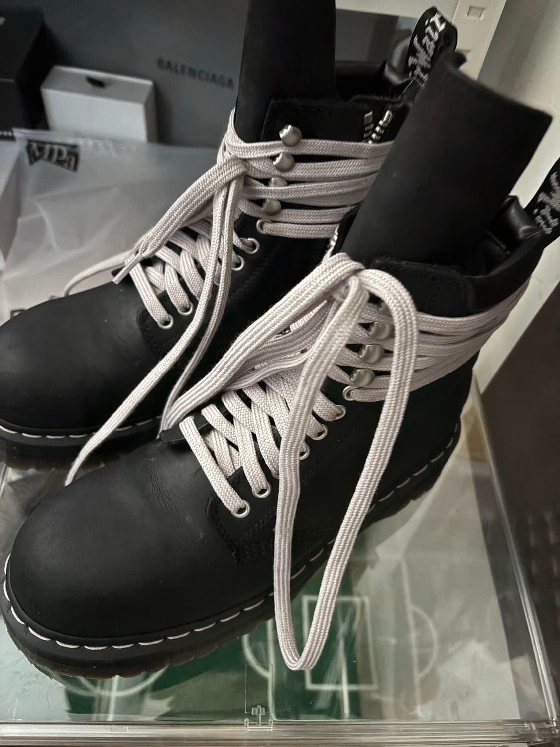 릭오웬스 닥터마틴 스틸토 uk7 (260) 상품이미지2