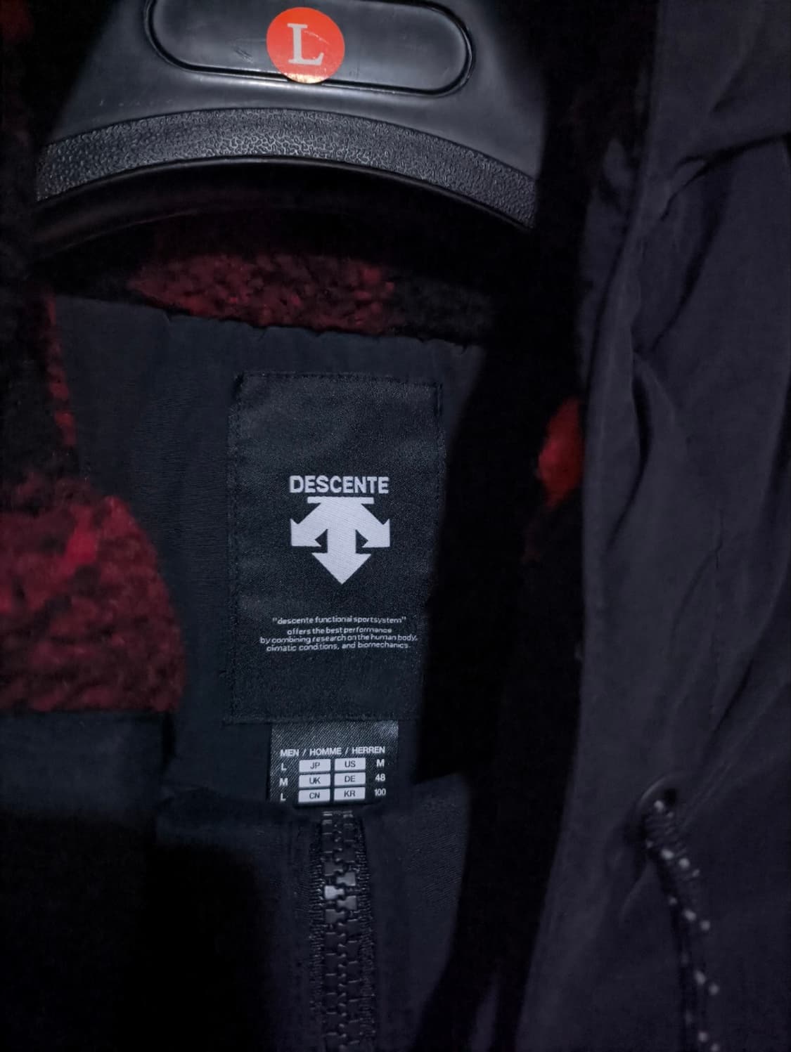 100 데상트 캐나다 스피드스케이팅 롱자켓 파카 상품이미지3