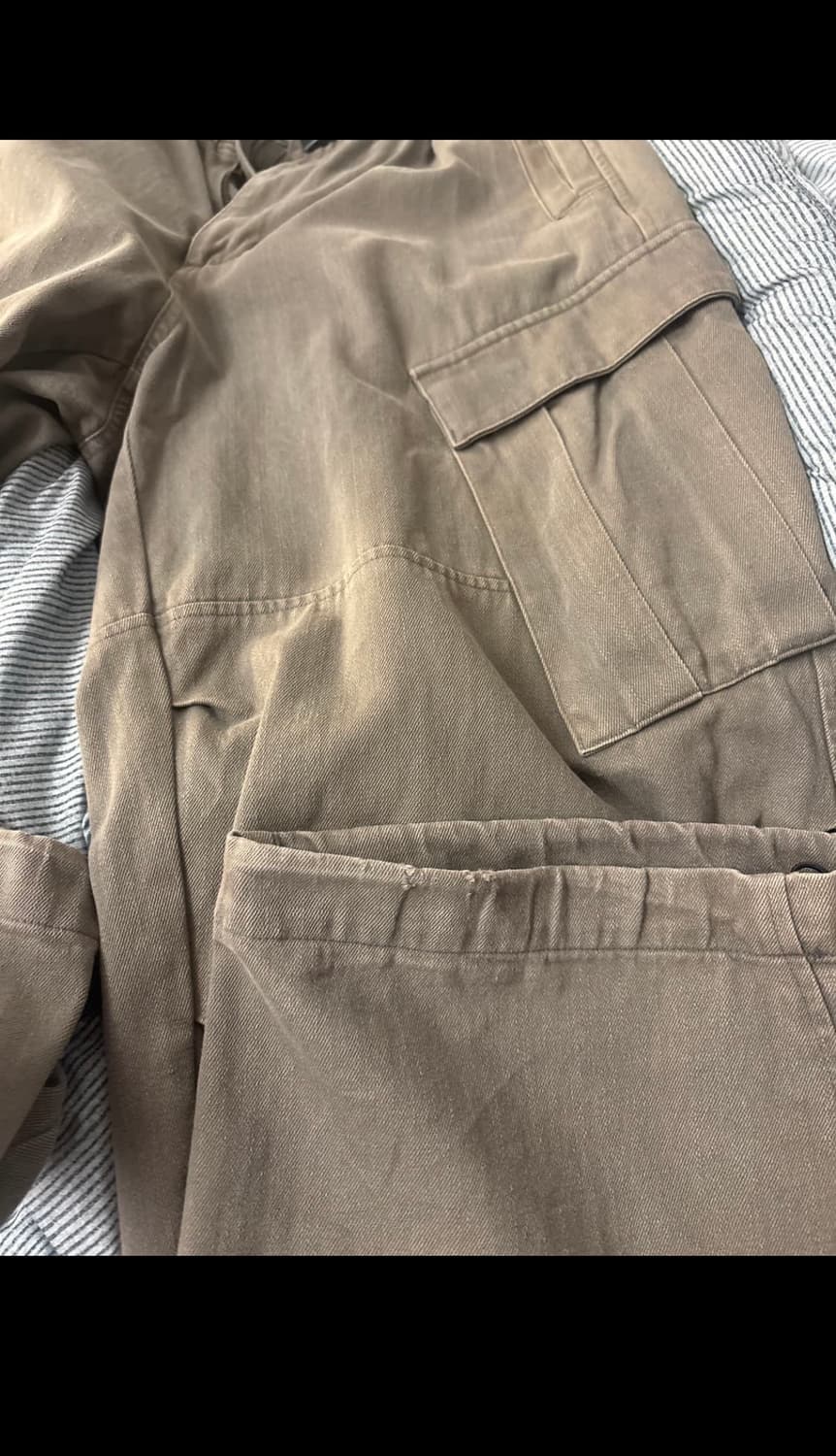 밀 팬츠 워시드 세이지 그린 상품이미지2