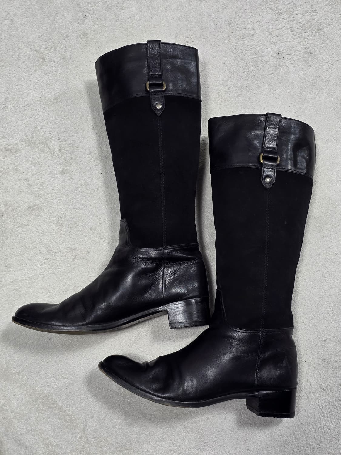 마가렛호웰 블랙 가죽 롱부츠 260사이즈 상품이미지1