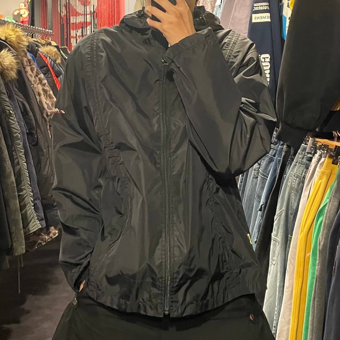 [IM] Hilfiger  타미힐피거 블랙 바람막이 상품이미지1