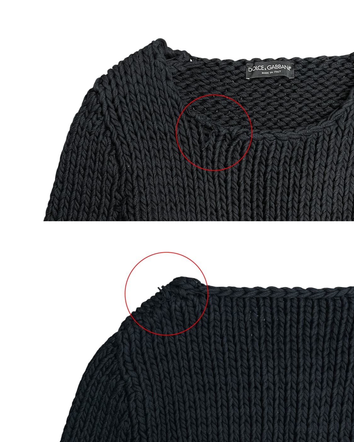 돌체앤가바나 오버사이즈 청키 니트 상품이미지7