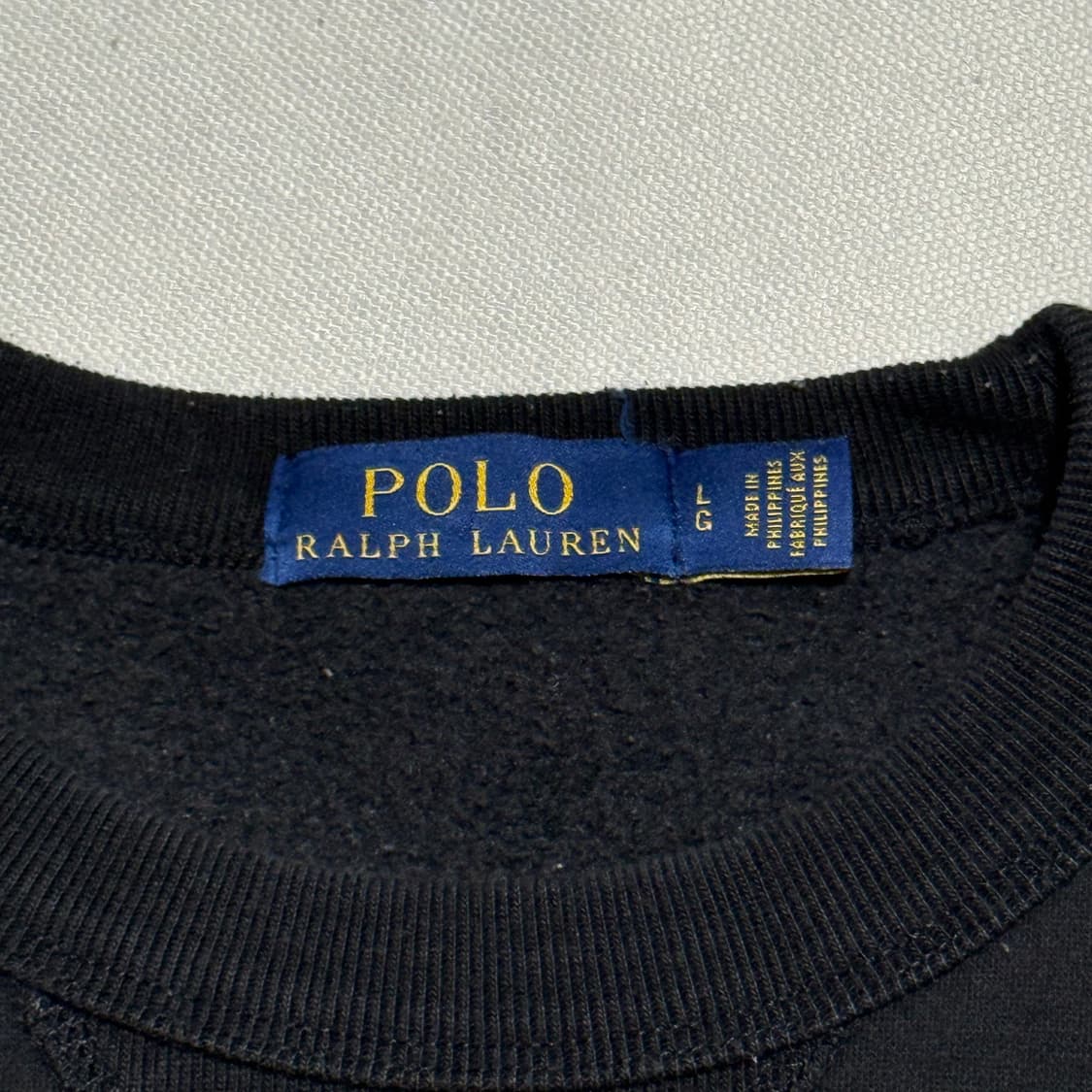 L 폴로랄프로렌 빅 레터링 로고 맨투맨 상품이미지5