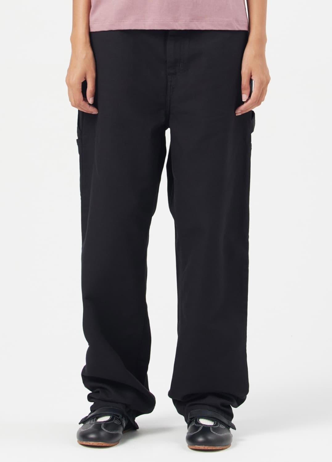 W PIERCE PANT STRAIGHT HUBBARD BLACK RIN 상품이미지5