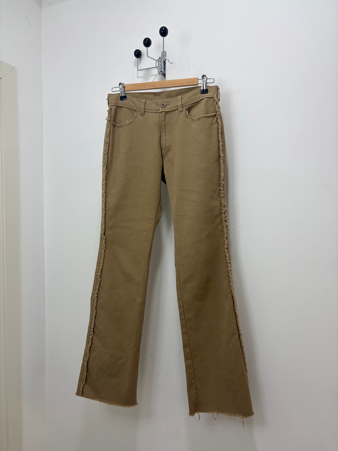 Custom culture 커스텀 컬쳐 데미지 디테일 부츠컷 팬츠 해 상품이미지4