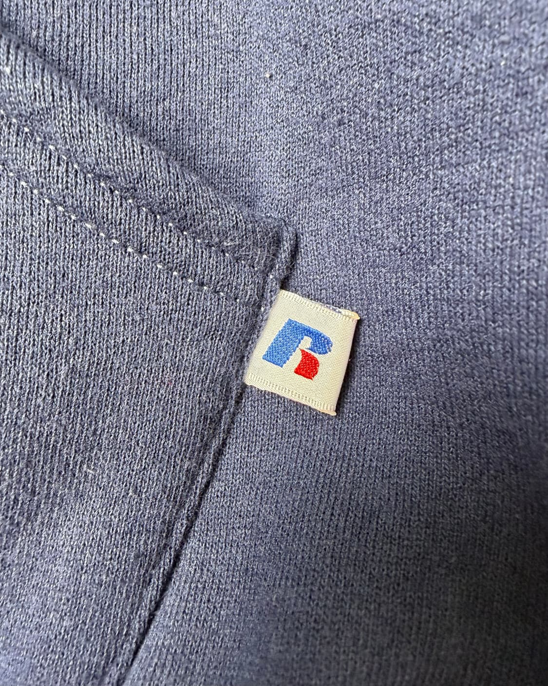 90s Russell Zip Up Hoodie (navy) 상품이미지5