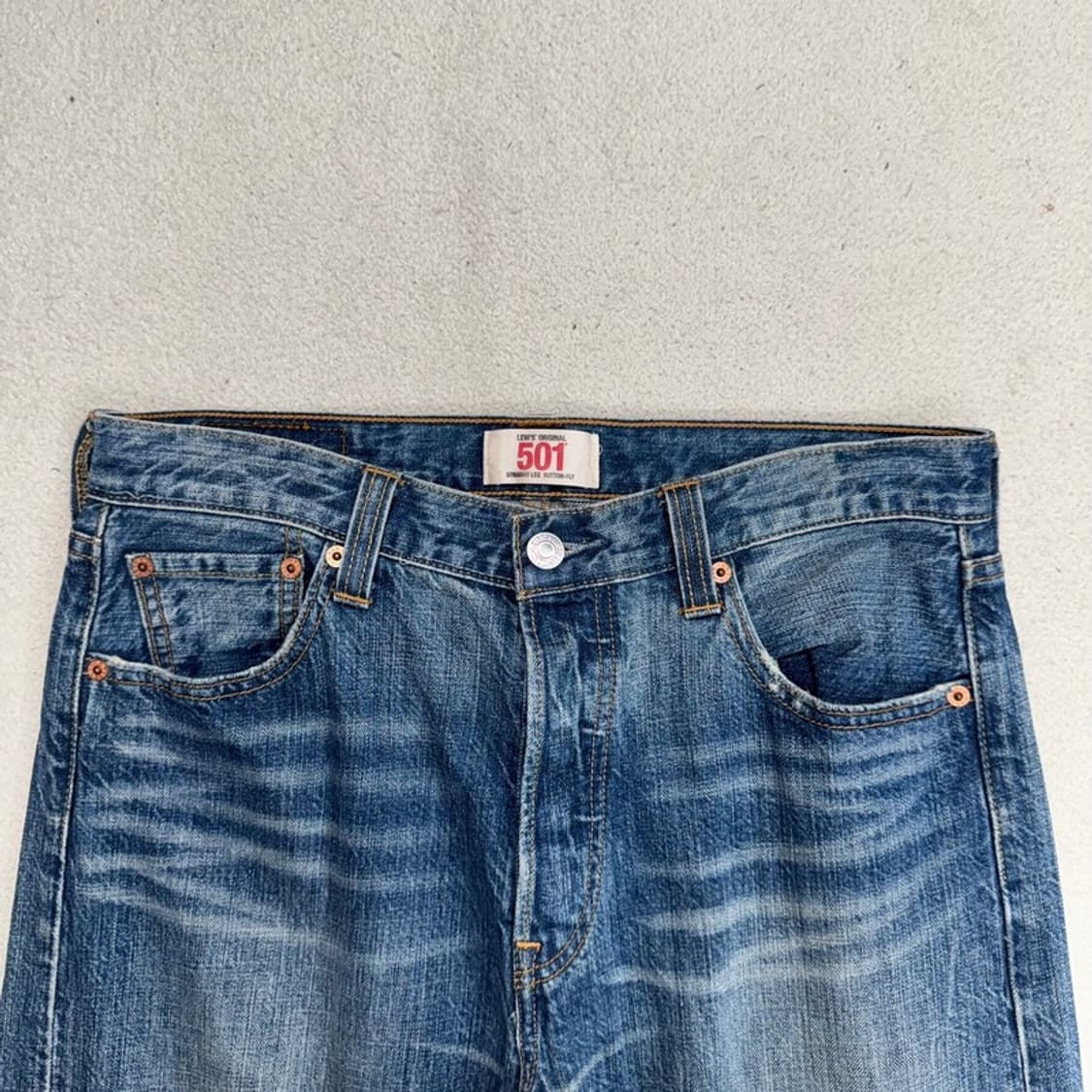 LEVI'S 501 클래식 핏 데님 팬츠 W30 L33 상품이미지2
