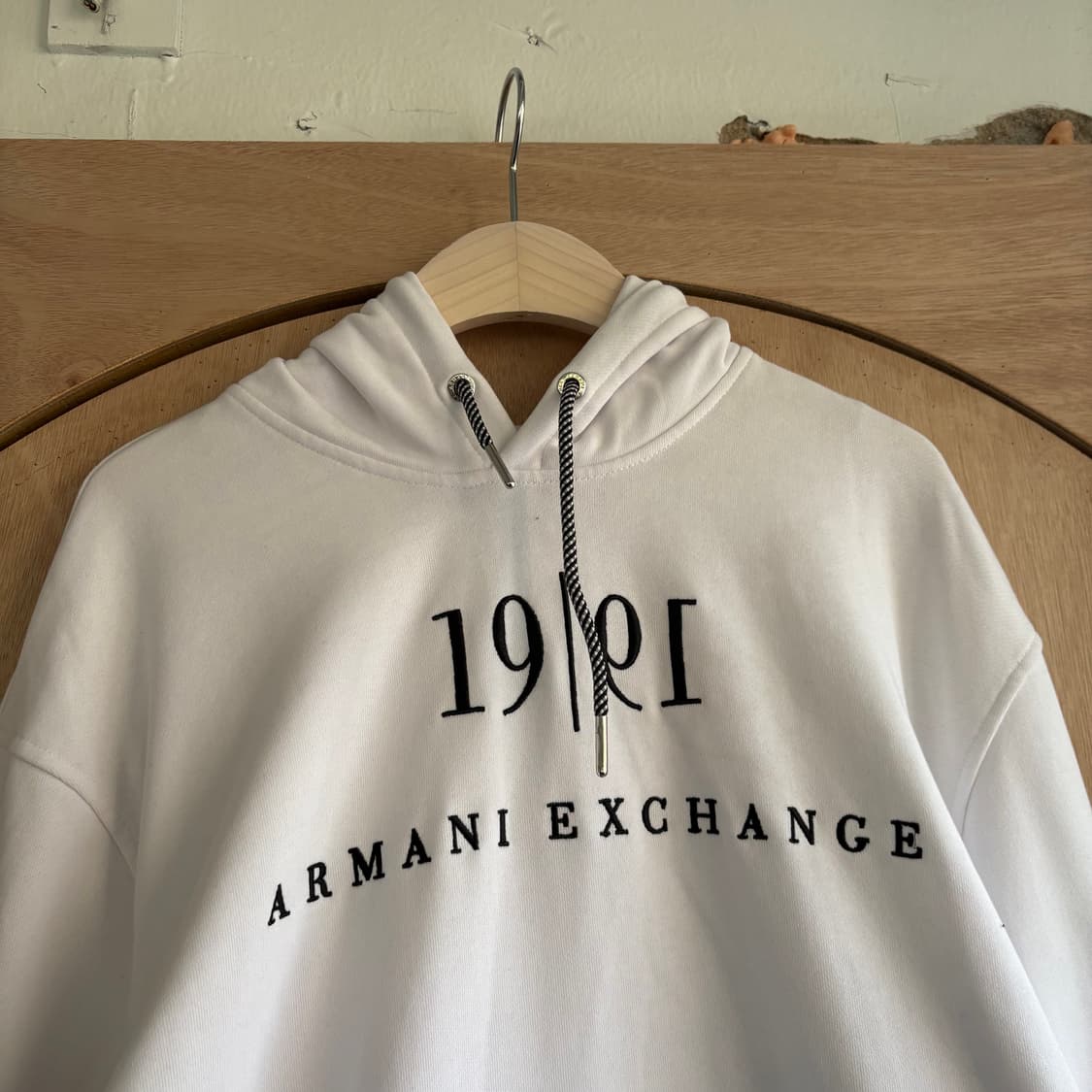 알마니 익스체인지 로고 후디 상품이미지2