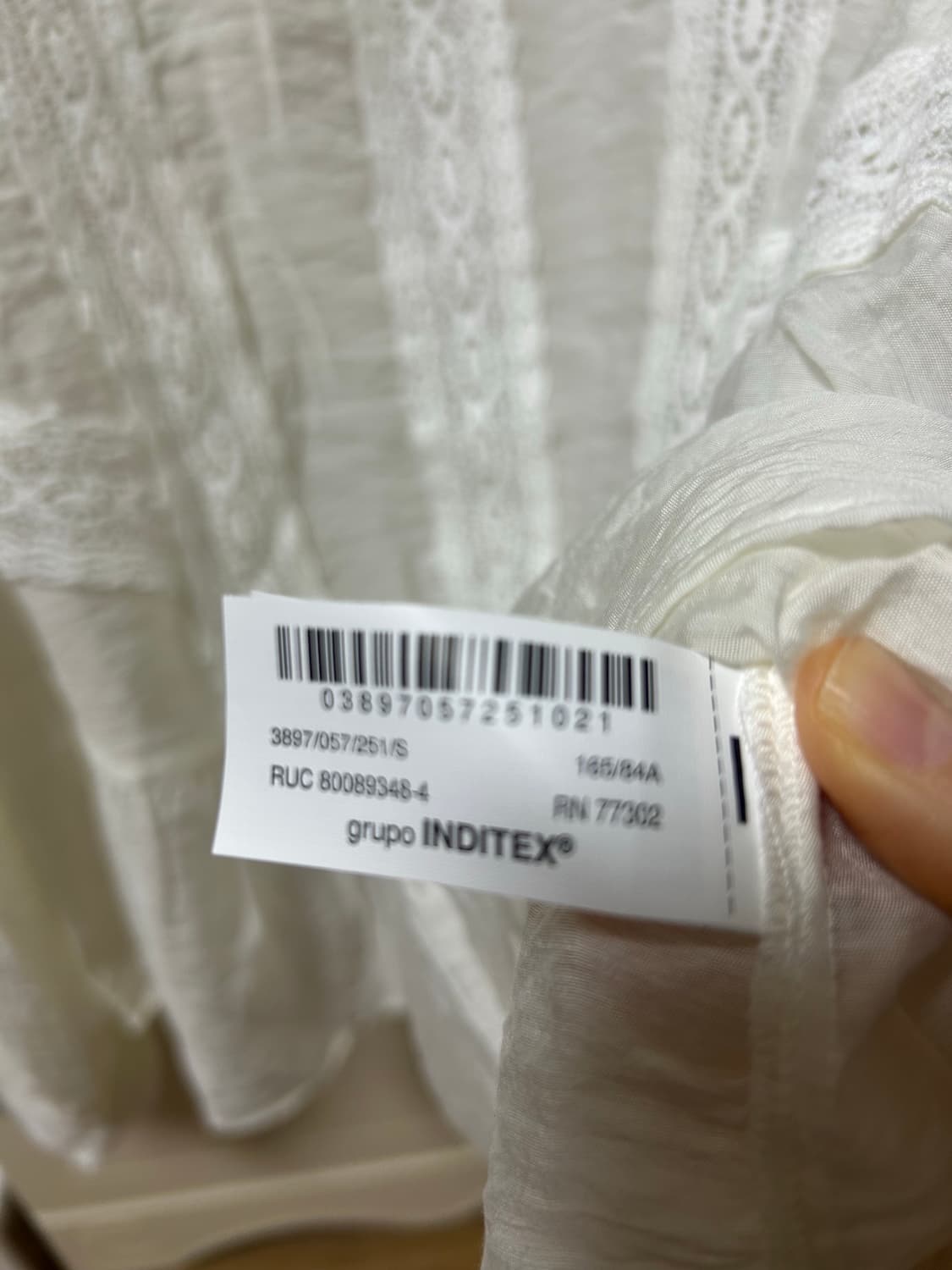 자라 박보영 블라우스 상품이미지5