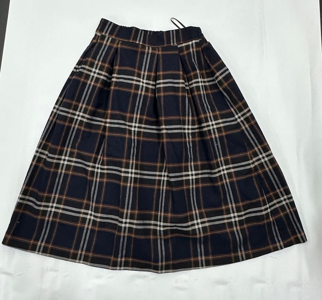 ❄️사와코의 겨울 코디세트❄️ 꽈베기 니트 체크 교복치마 학생 일본  상품이미지5