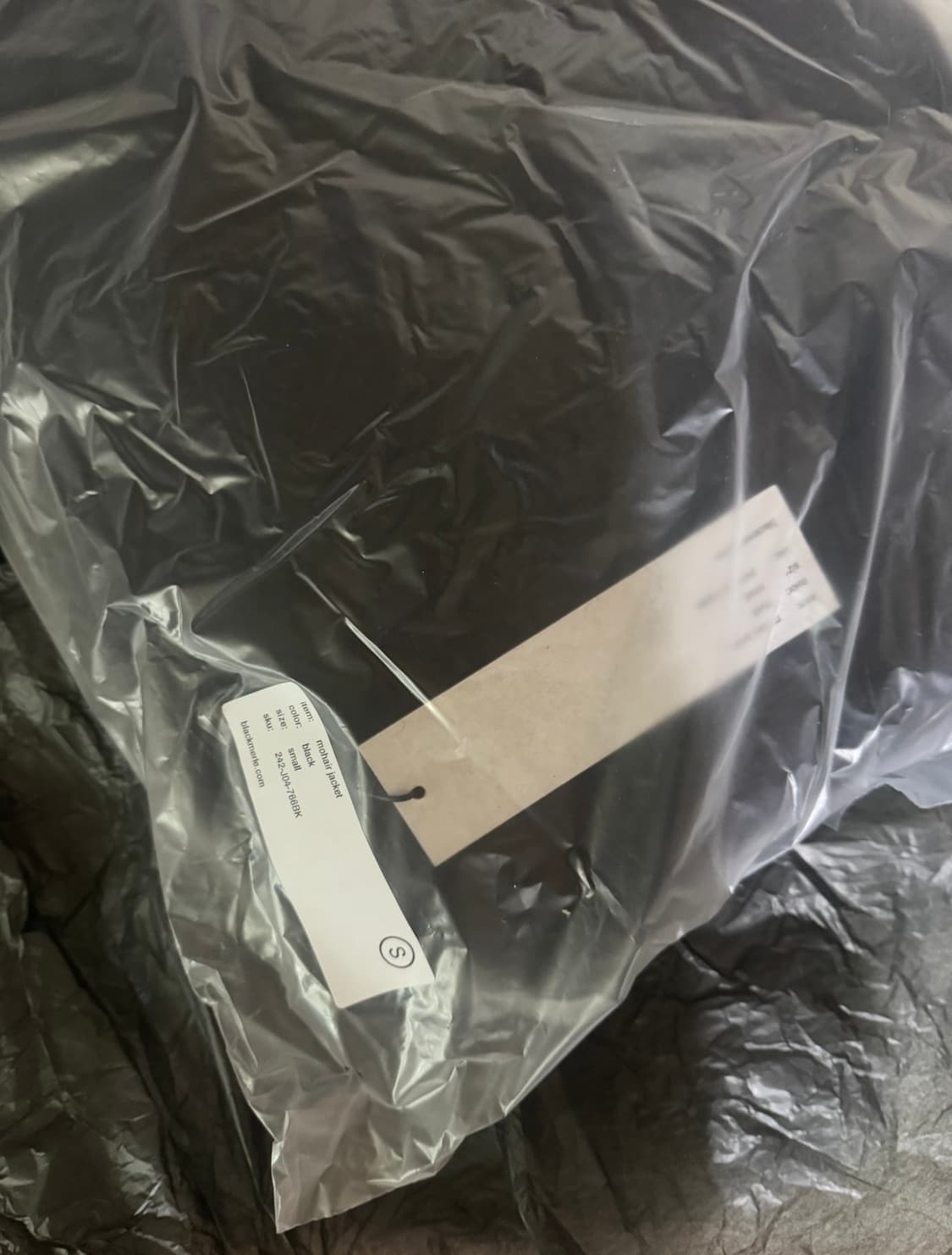 Blackmerle mohair jacket (black/size S) 상품이미지10