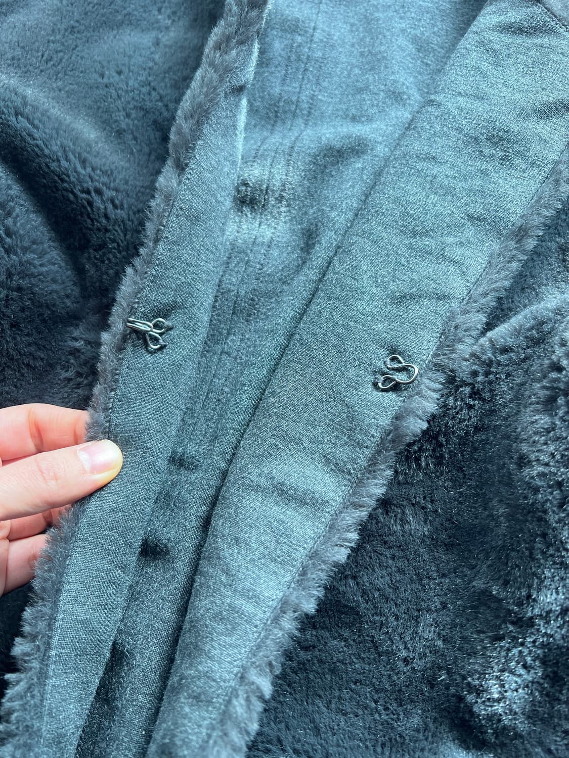 ARMANI EXCHANGE 에코 퍼 노 칼라 재킷  상품이미지5