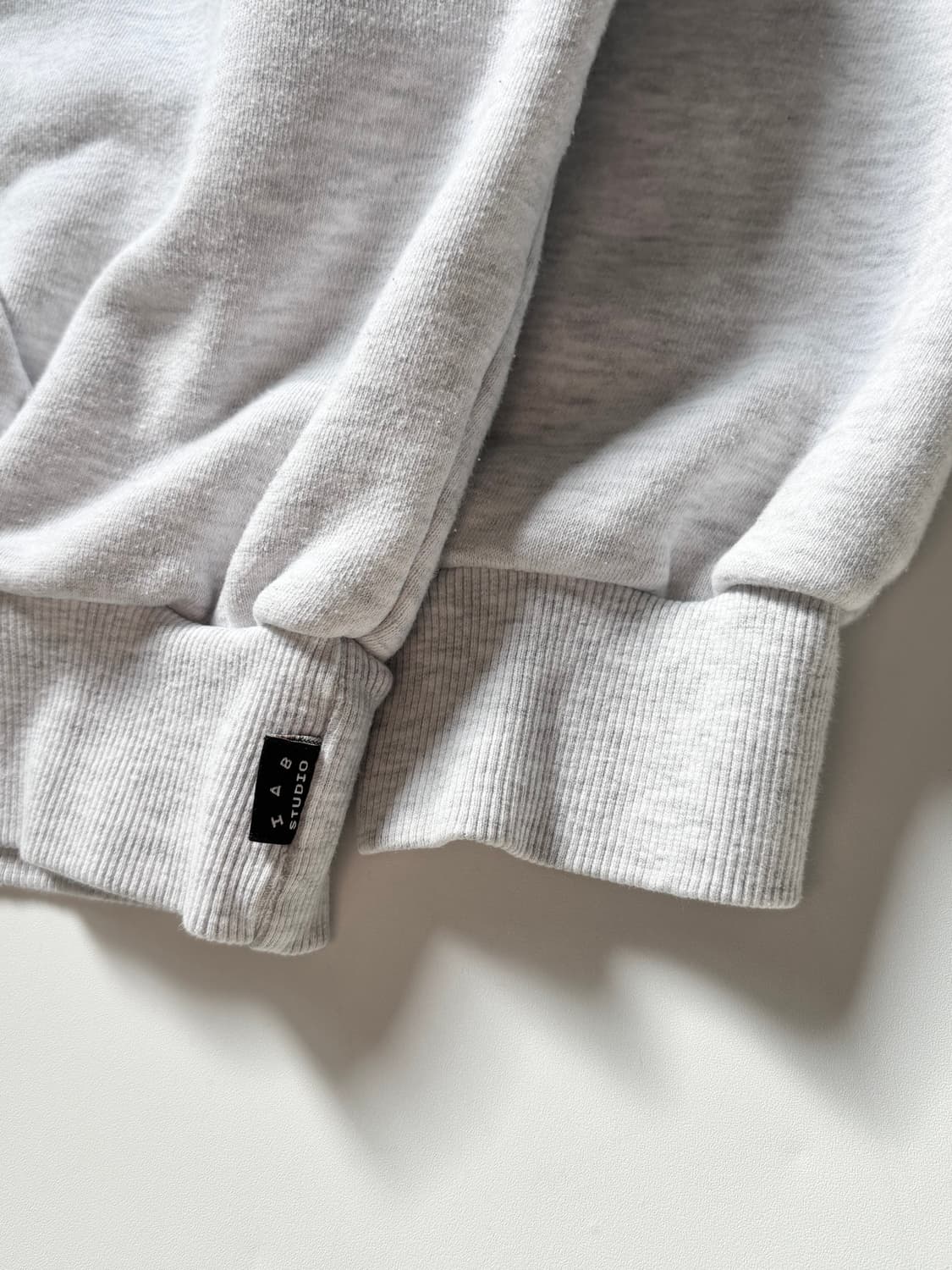 IAB 아이앱스튜디오 멜란지그레이 하프 집업 상품이미지7